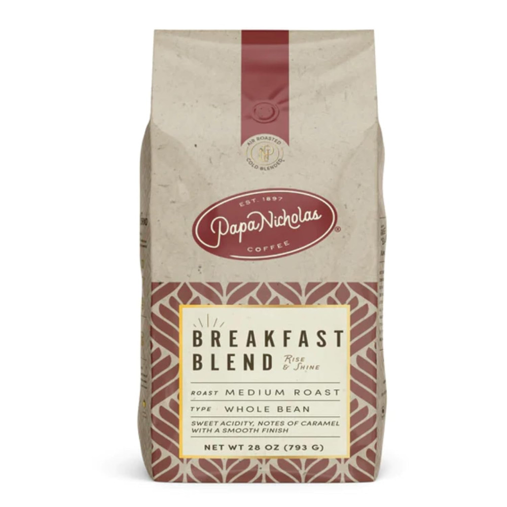 Whole Bean Coffee, Breakfast Blend, 28 Ounce
