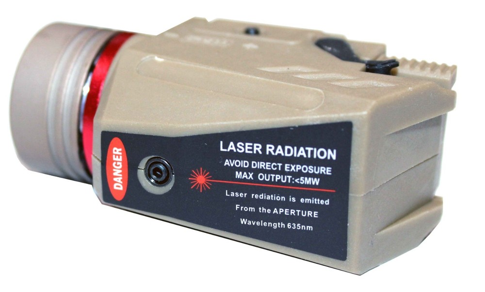 Trinity Flashlight 300 lumens tan polymer compatible with Canik tti model.