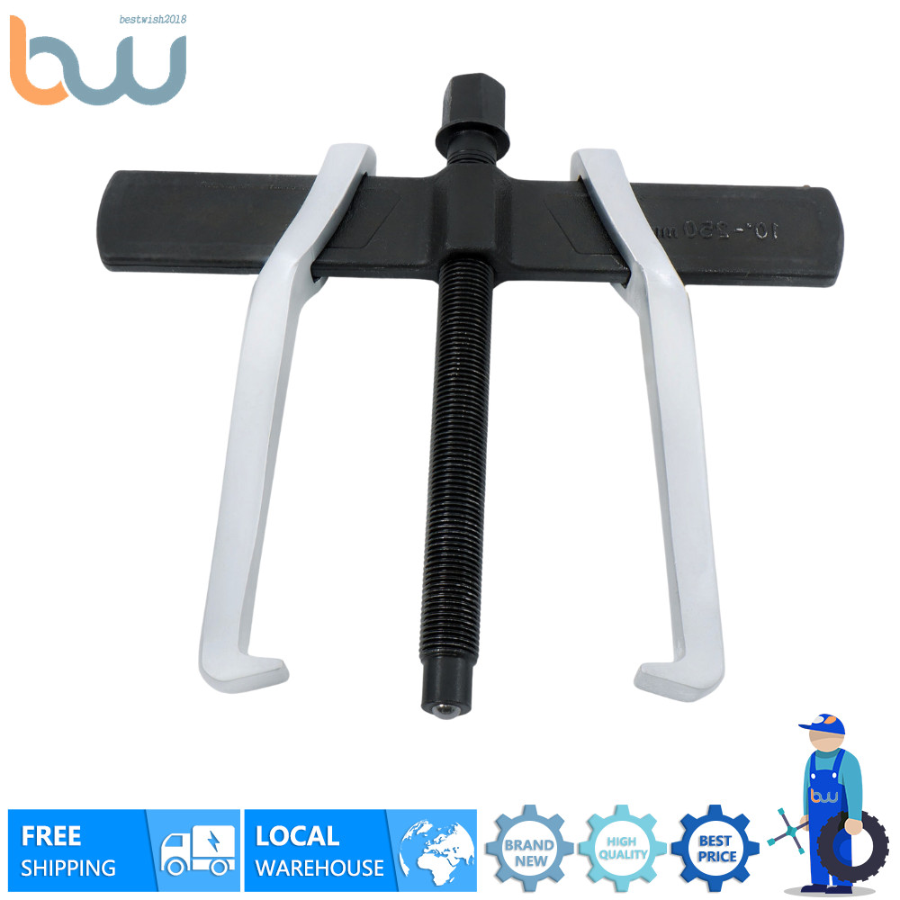 Bearing Puller 2 Jaw Gear Puller Steering Wheel Puller Removal Tool (10 Inches)