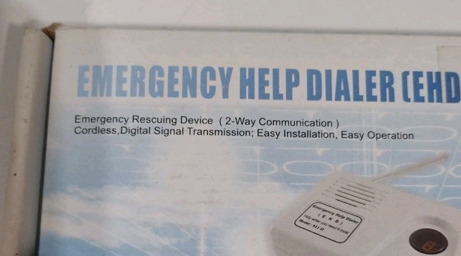 911 ii Emergency Help Dialer 2nd Generation 2-Way Talk NEW