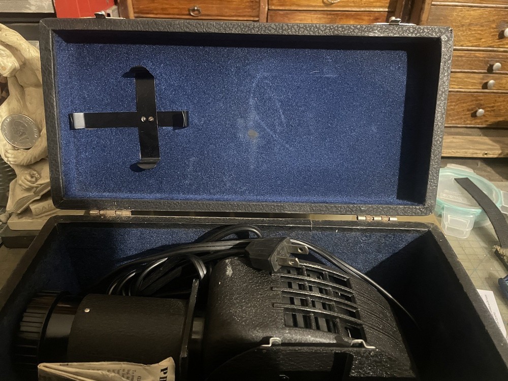 Vintage Argus Slide Projector In Case