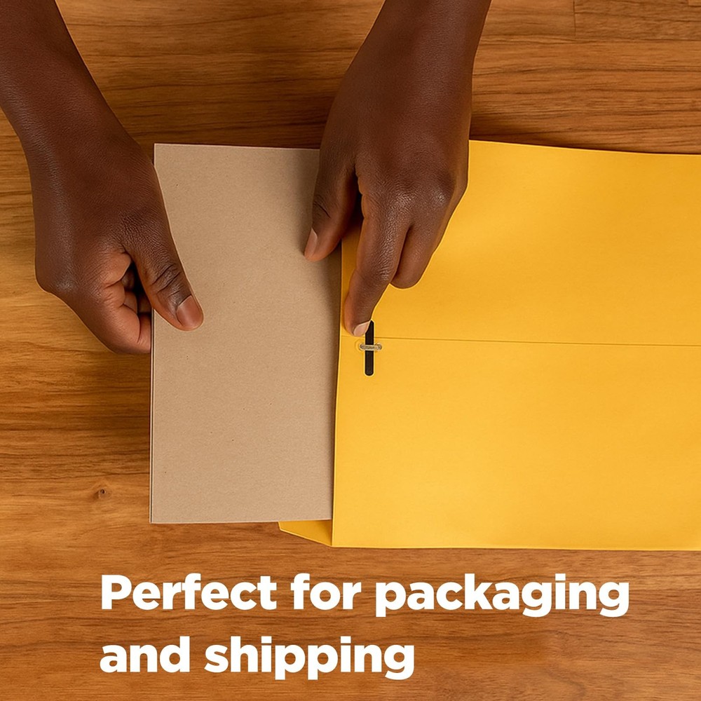 Chipboard Sheets 8.5" x 11" – 100 Sheets, 22pt Kraft Board, Durable Alternati...