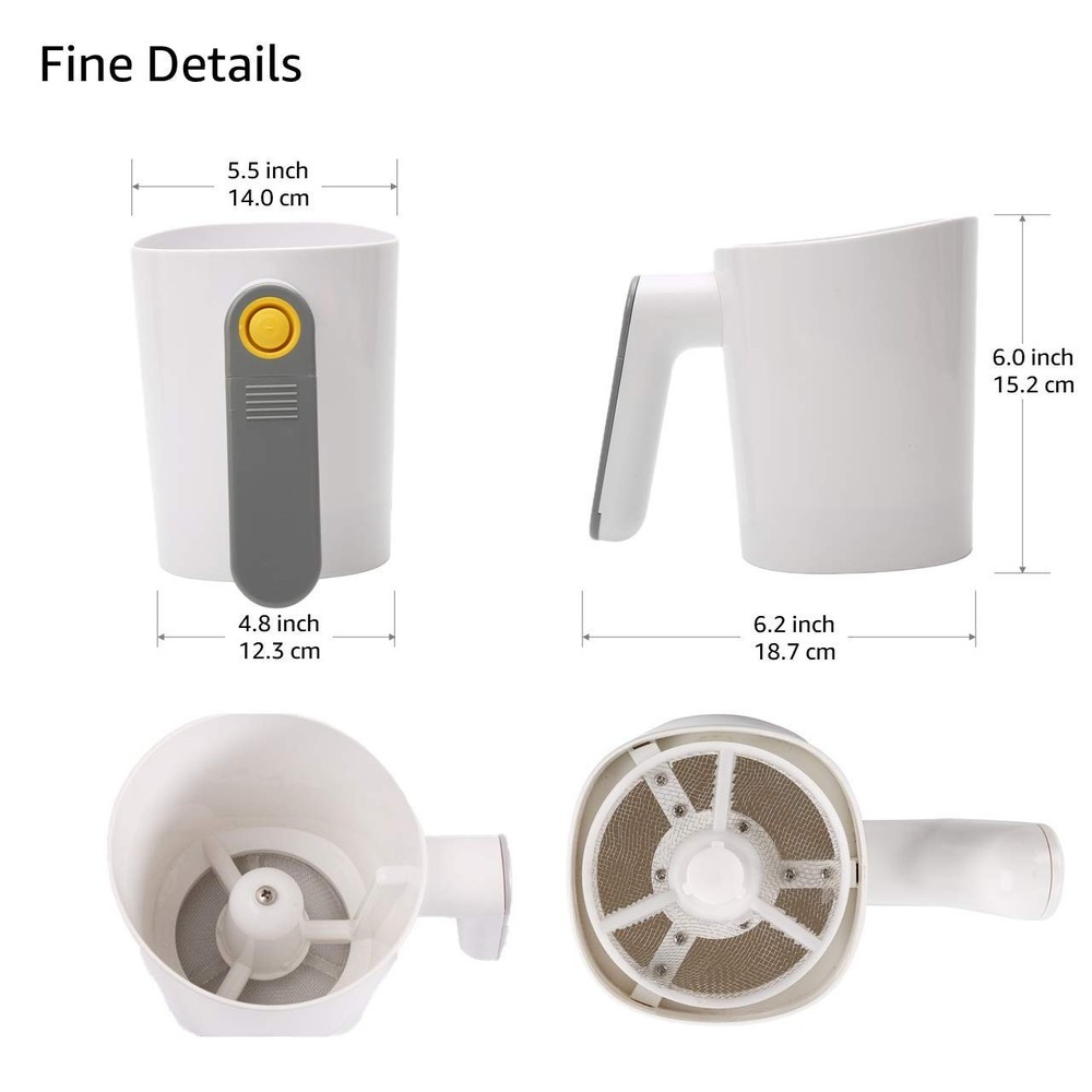 Battery Operated Flour Sifter For Baking, Efficient and Effortless, Friendly ...