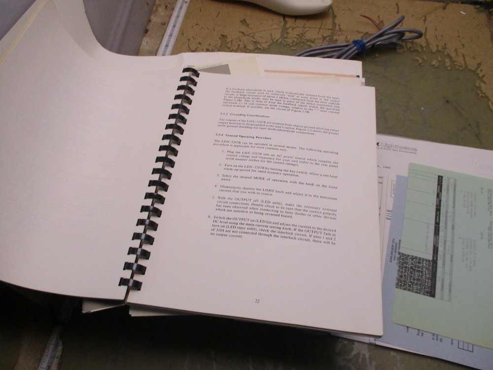 ILX Lightwave LDX-3207B Precision Laser Diode Current Source {Y-1.5}