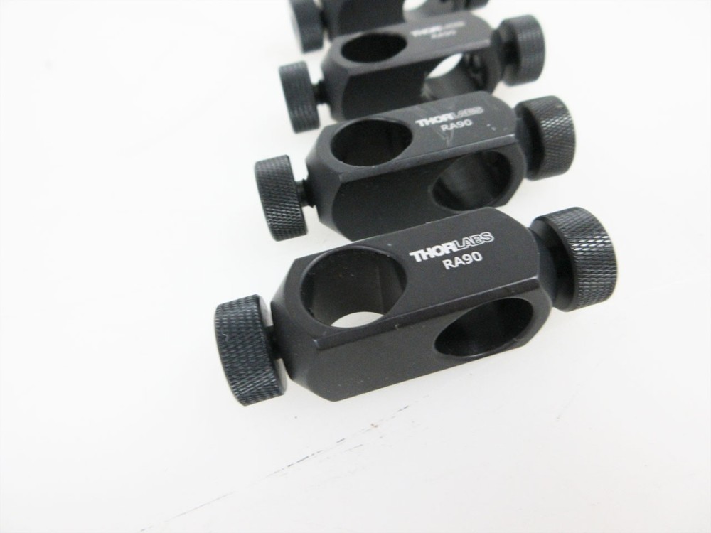 4 x THORLABS RA90 RIGHT-ANGLE CLAMP FOR 1/2" POSTS, 3/16" HEX