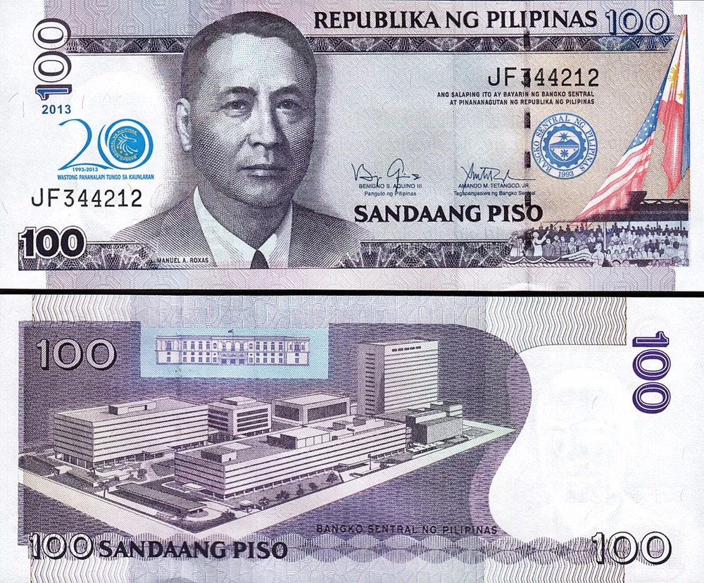 Philippines 6 Pcs SET, 100 Piso 2011 2013, Commemorative , UNC