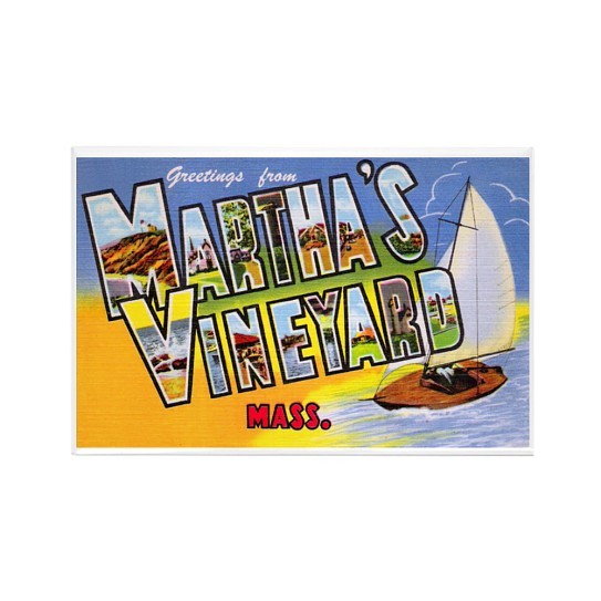 CafePress Martha's Vineyard Cape Cod Magnet 2" x 3" (245640019)