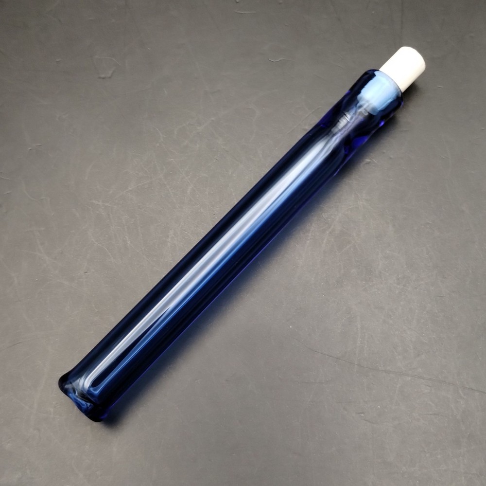 4.25" Light Blue Glass Cigarette Holder