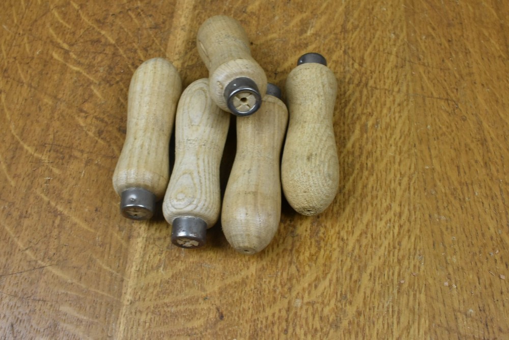 Five Old Stock 3" File/Tool Handles