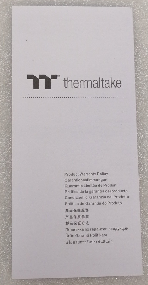 Thermaltake TH120 V2 ARGB Sync Accessories and Intel Mounting Kit