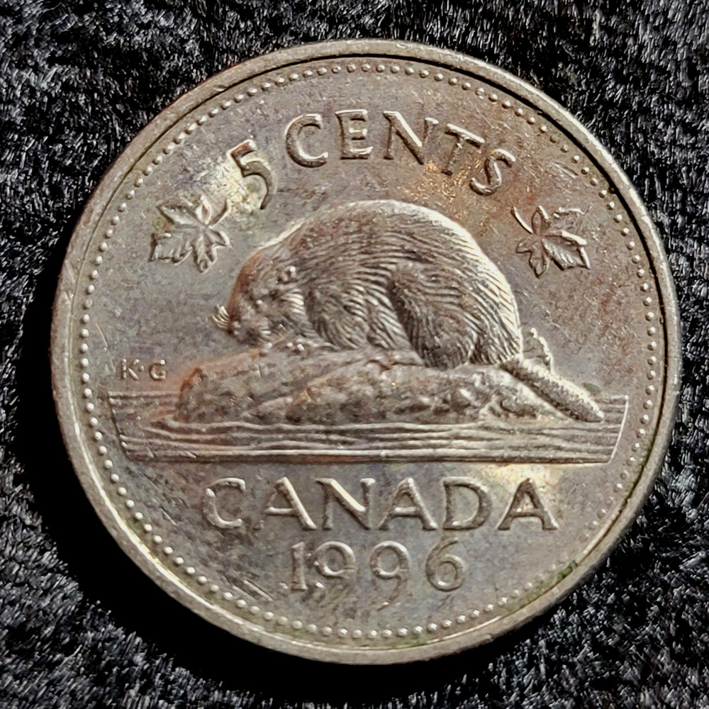 1996 (FAR 6) 5 CENT CANADIAN NICKLE, 💥READ DISCRIP INFO 2-KNOW