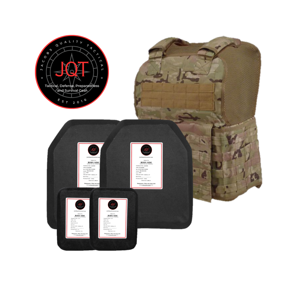 JQT Muircat Level 3+ Polyethene Body Armor Bundle Level III+