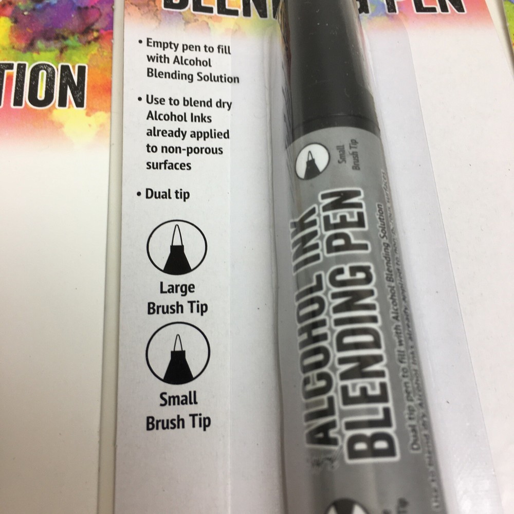 Ranger Tim Holtz Alcohol Blending Solution & Blending Pen, Bundle of 3 Items