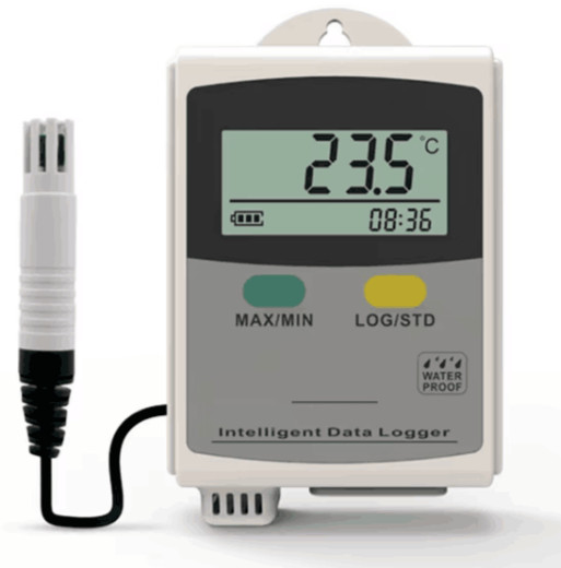 Handheld Temperature & Humidity Data Recorder Range -40~+85℃ Accuracy ±0.3℃