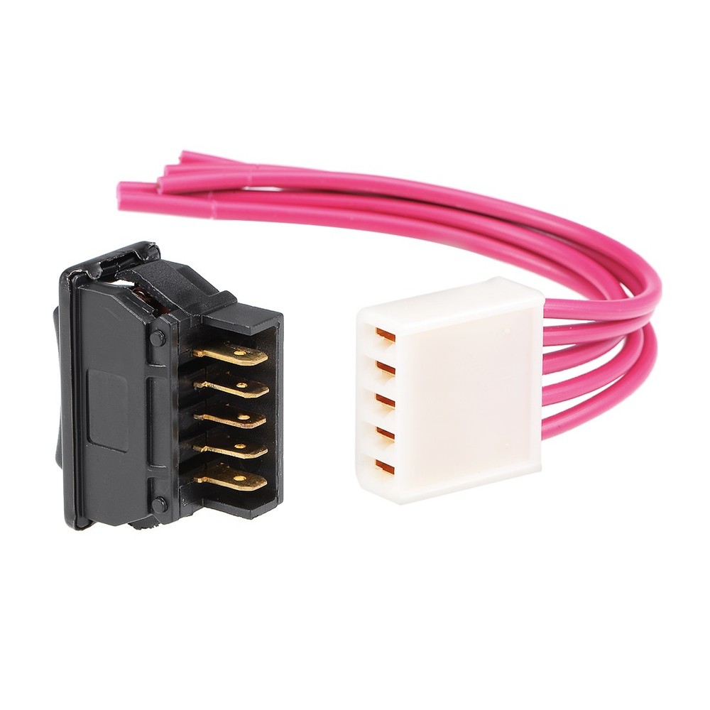 Universal 5-Pin Car Window Switch Car With Switch & Wiring Harness