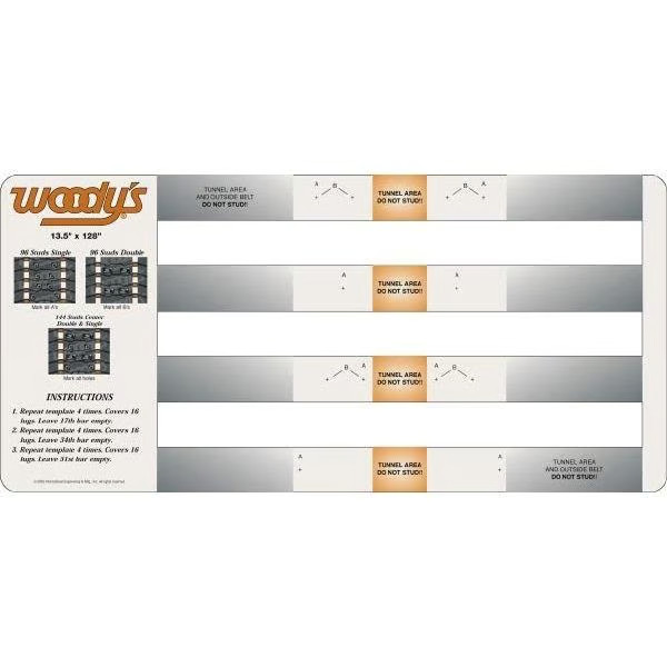 Woodys Studding Templates - Artic Cat 252S-TEMP 3820-0010 18-3956 252STEMP