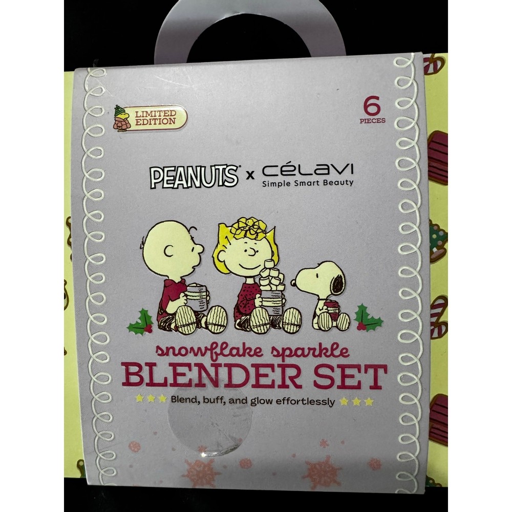 NWT Limited Edition Peanuts Blender in Tin Case Set 6 Pieces