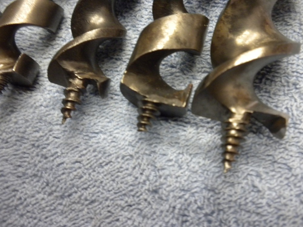 Vintage 9pc Sharp twist Auger bit set Work Ready