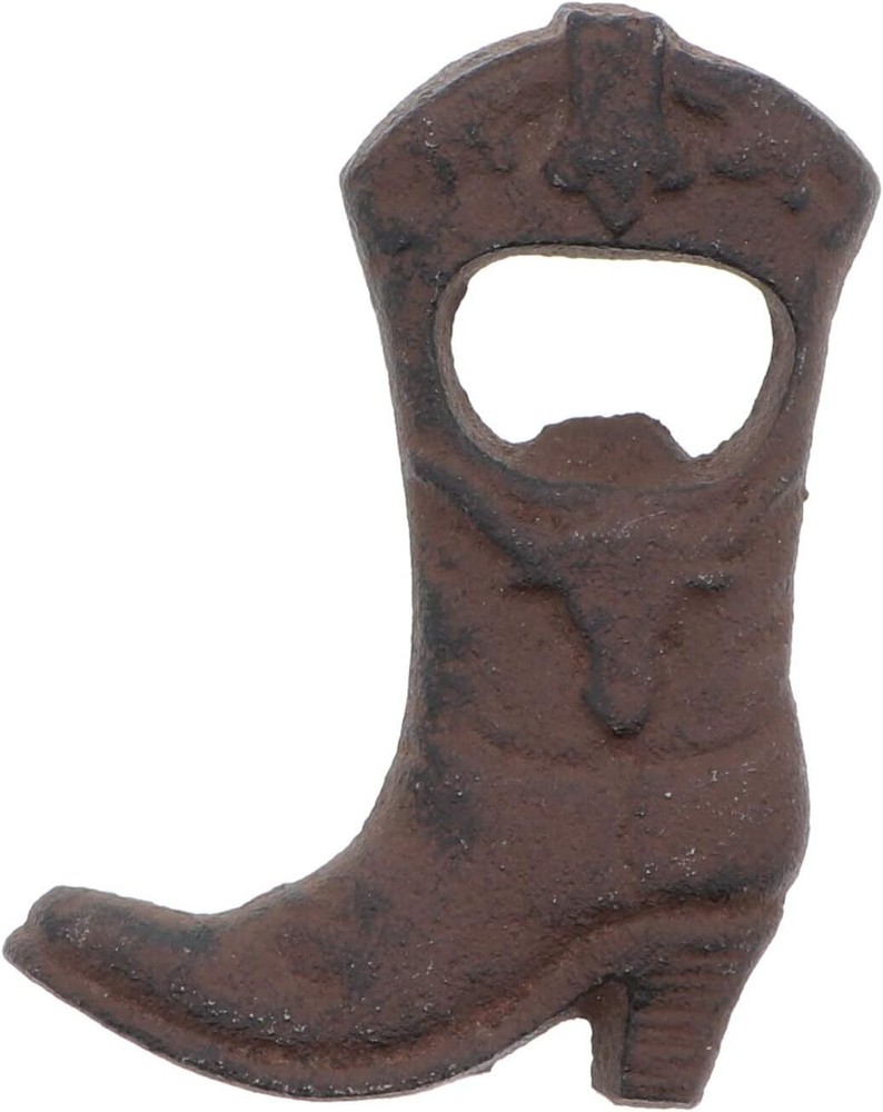 Rustic Boot Cast Iron Beer Bottle Opener