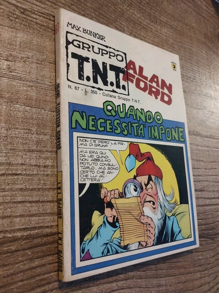ALAN FORD GROUP TNT 67 1978 WHEN NEEDED IMPOSES BUNKER Editorial Horn