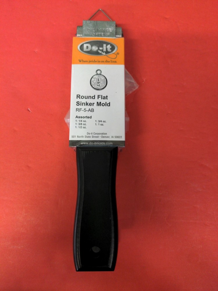 3174-Round Flat Sinker Mold RF-5-AB