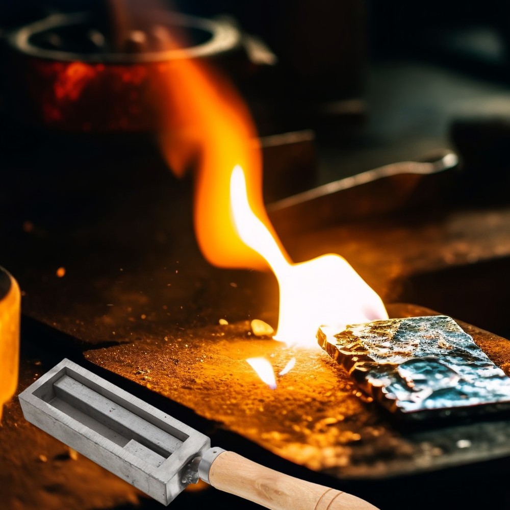 Small Graphite Mold Refining Ingot Crucible for Melting Aluminum Casting