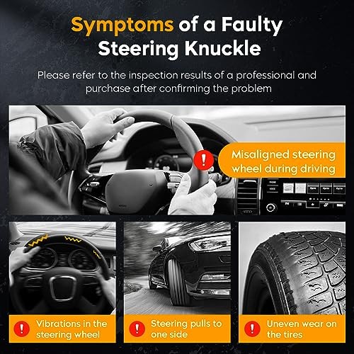 Front Left Driver Side Steering Knuckle Wheel Bearing Hub Assembly for Dodge