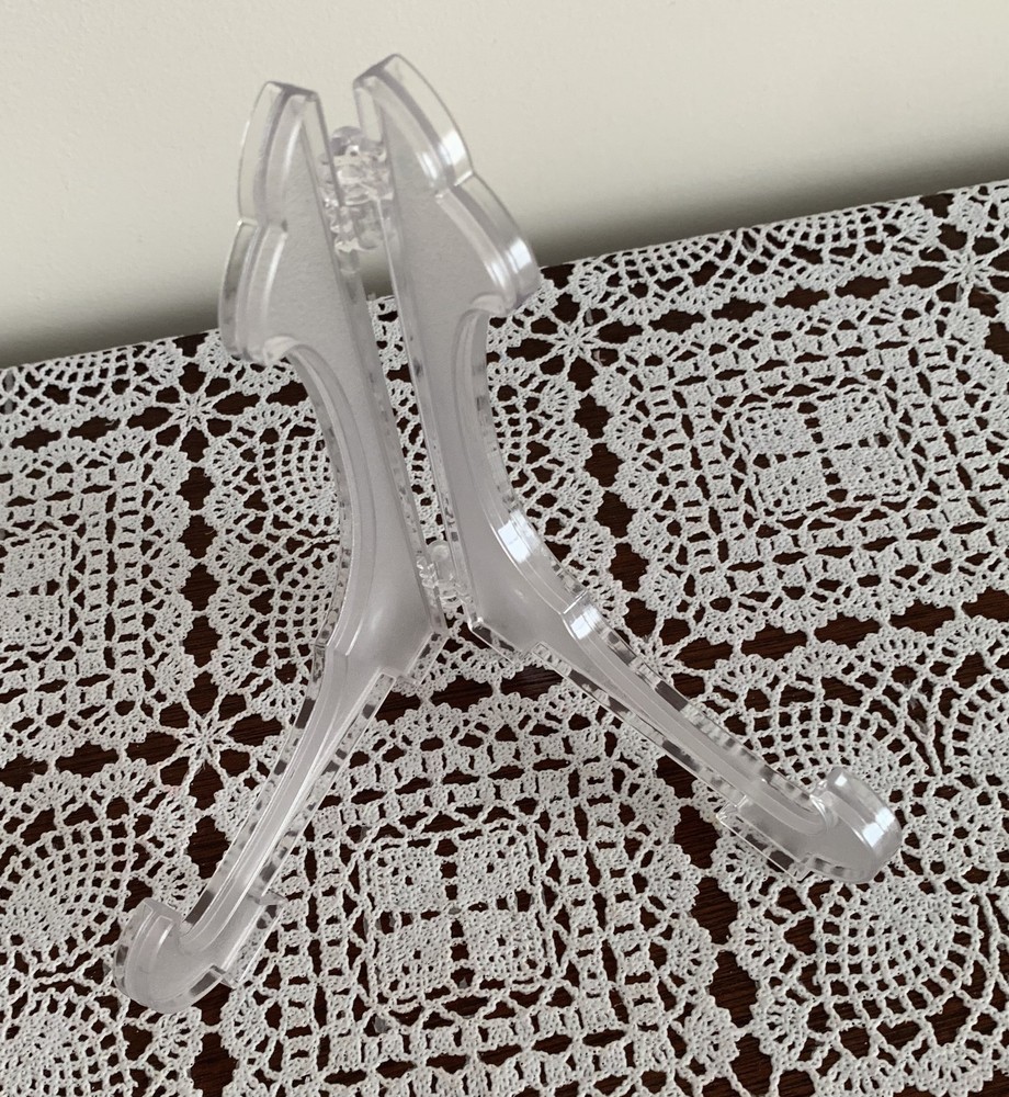 Clear Plastic Easel Folding Display Stand 6 In Suitable For Books Photos Frames