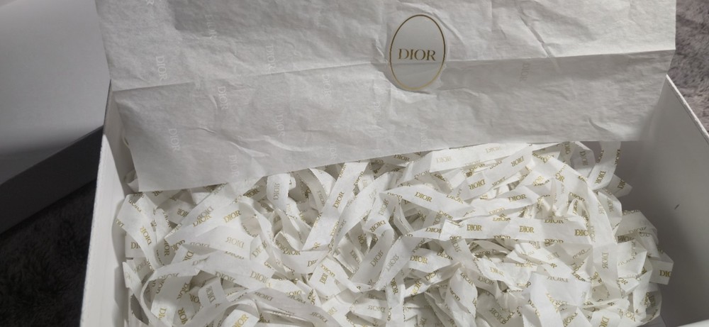dior empty Shoe box