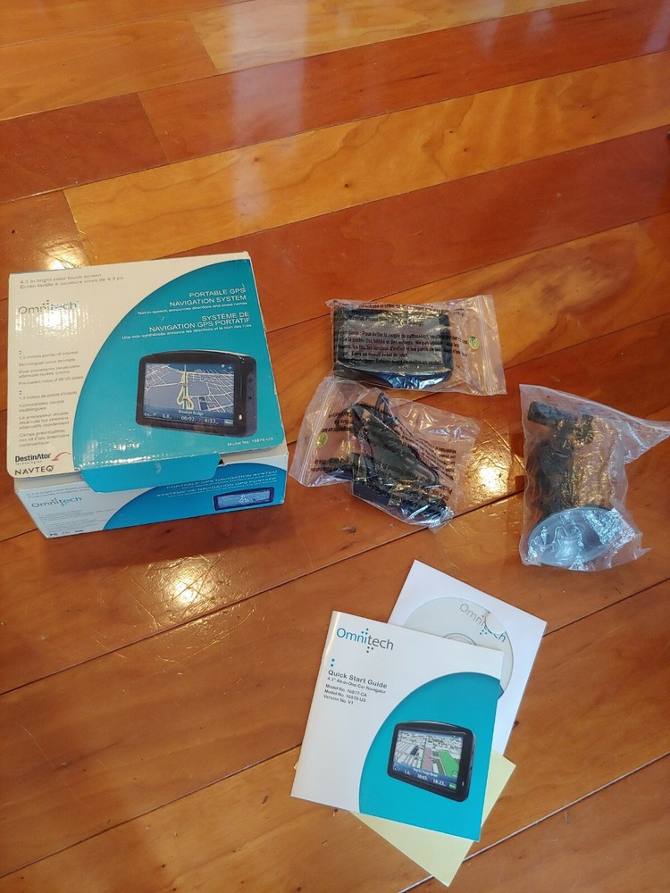 Omnitech 4.3in Portable GPS Model 16878-US