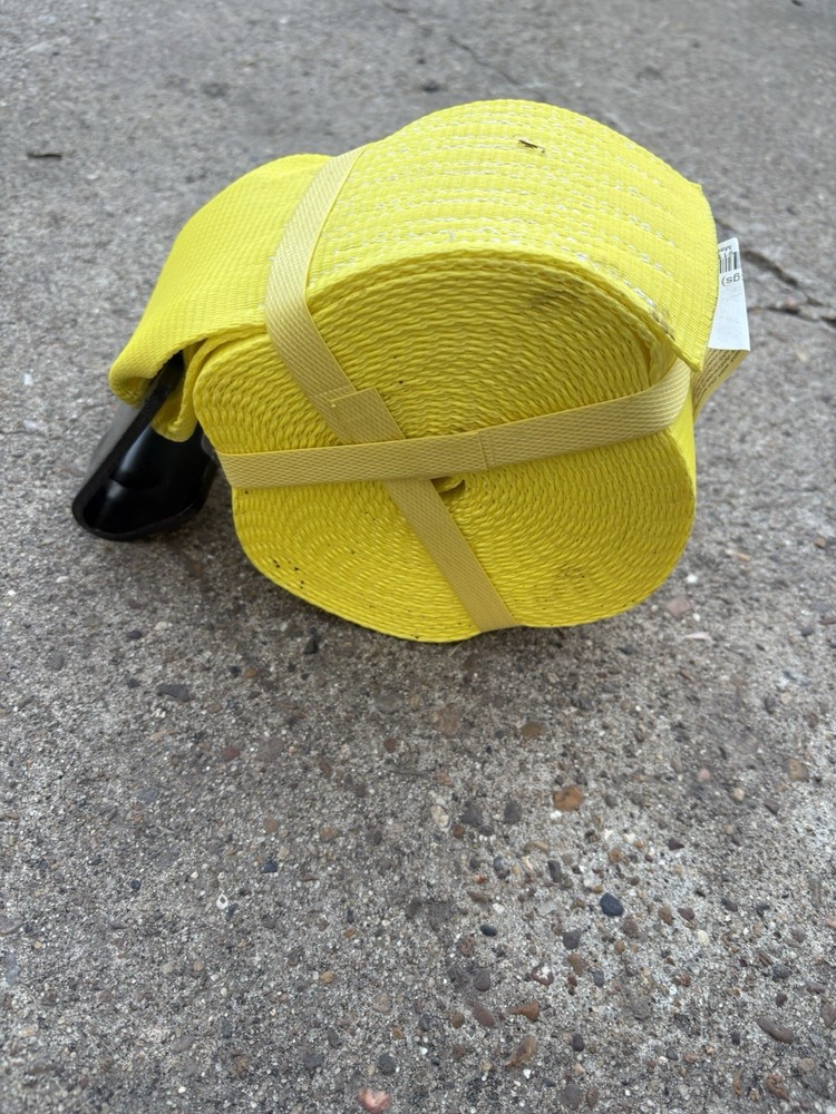 27’x4” Winch Strap With Flat Hook 15,000 Pound