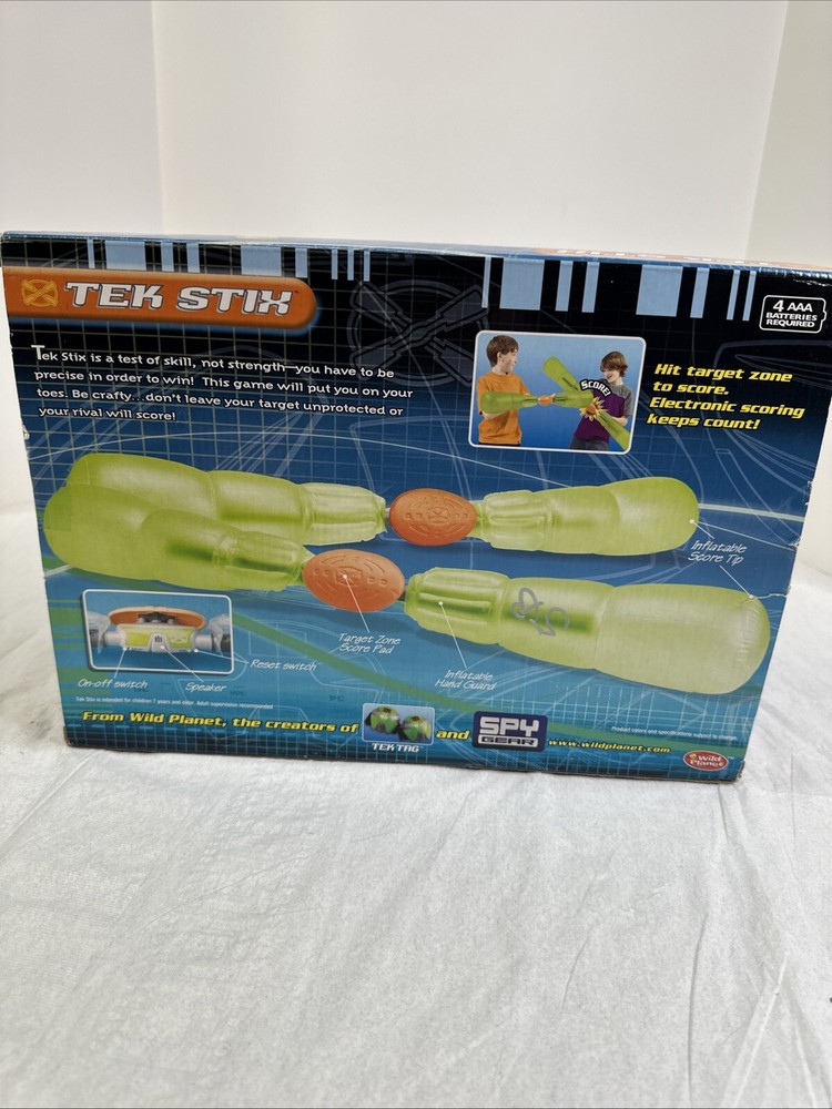 Tek Stix Wild Planet Electronic Inflatable Batons Rare
