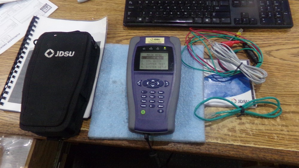 JDSU SmartClass ADSL Cable Tester.  PN: SC-ADSL-ACU.  Includes Man. & Software