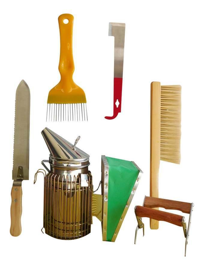 BEEKEEPING STARTER HEAVY DUTY POLY COTTON SUIT, GLOVES, BEEHIVE, FRAMES & TOOLS