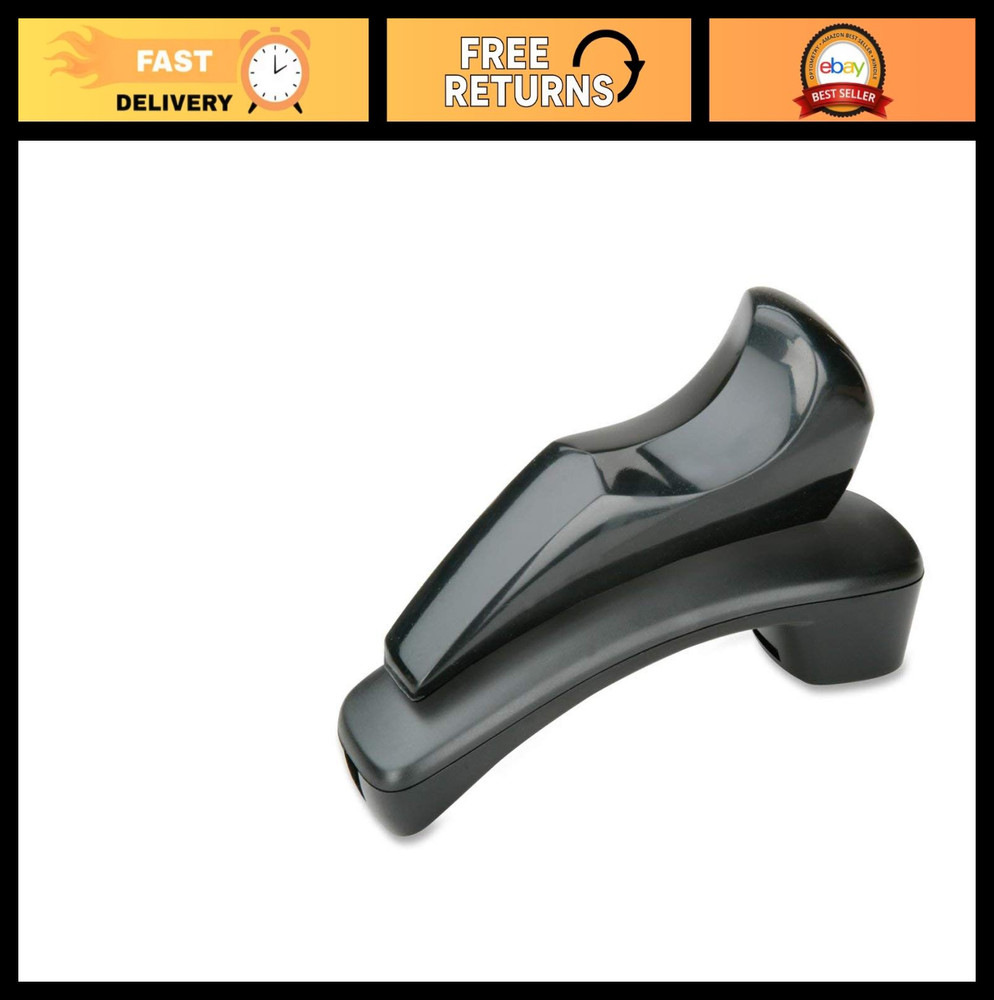 Telephone Shoulder Rest - Angular Shape - Black - Ergonomic Design for Comfort