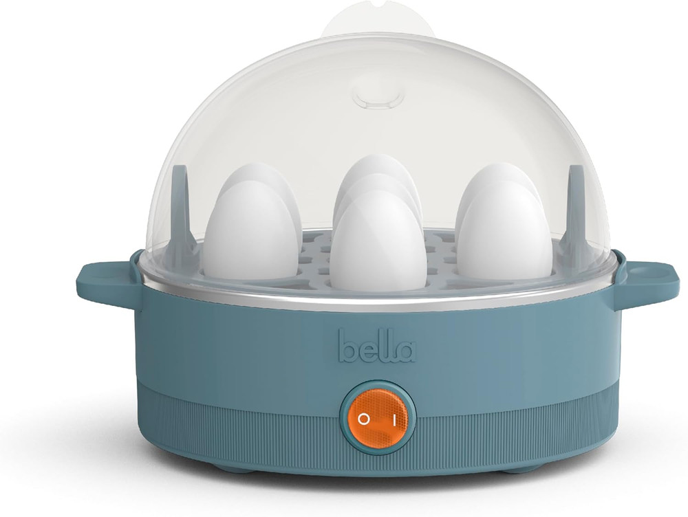 Electric Egg Cooker, 7 Eggs Capacity Tray, Single Stack, for Poached, Scrambled,