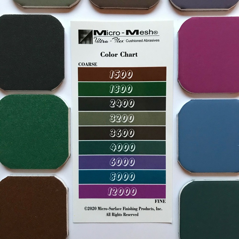 Micro-Mesh Assorted Soft Touch Polishing Pads 9 Pack