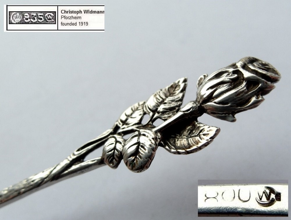 Serving Fork, Rose, Christoph Widmann, 800 Silver G314