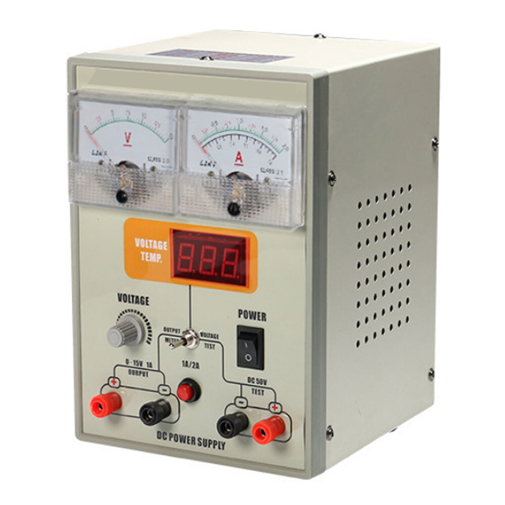 Adjustable DC Voltage Stable Power Supply 15V 2A Maintenance Workbench