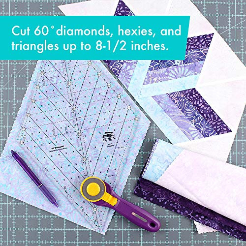 60 Degree Diamond Ruler - CGR60DIA