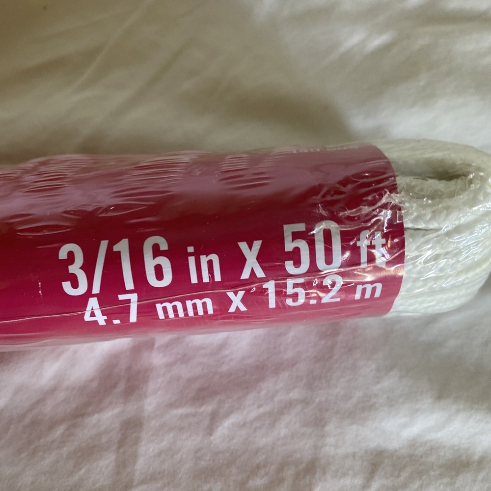 EVERBILT All Purpose Poly Clothesline 3/16" X 50ft Low Sag & Stretch