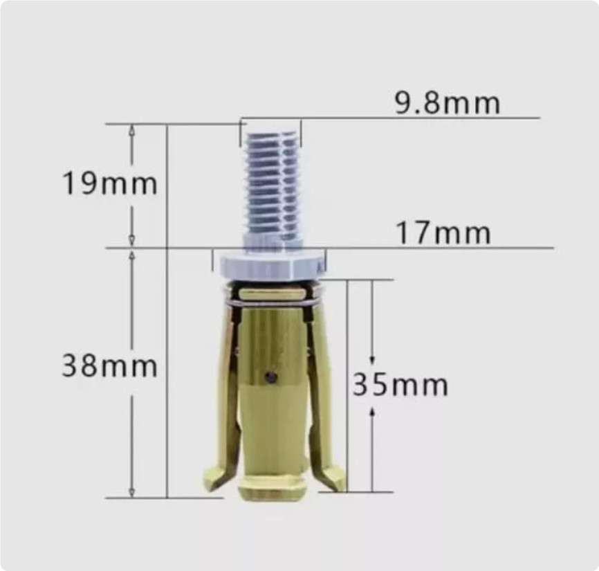 BT30 4 Petal Clamp Pull Claw Tools CNC Spindle 45 Degree Outer Screw Pull Parts