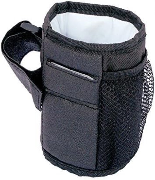 Stroller Cup Holder Buggy Pocket Organizer for Stroller, Wheelchair, Rollator...