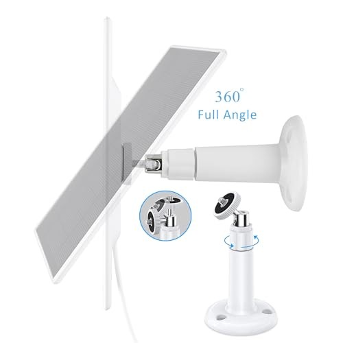 Solar Panel for Ring Cameras,1Pack Solar Panel Compatible with Ring 1 Pack