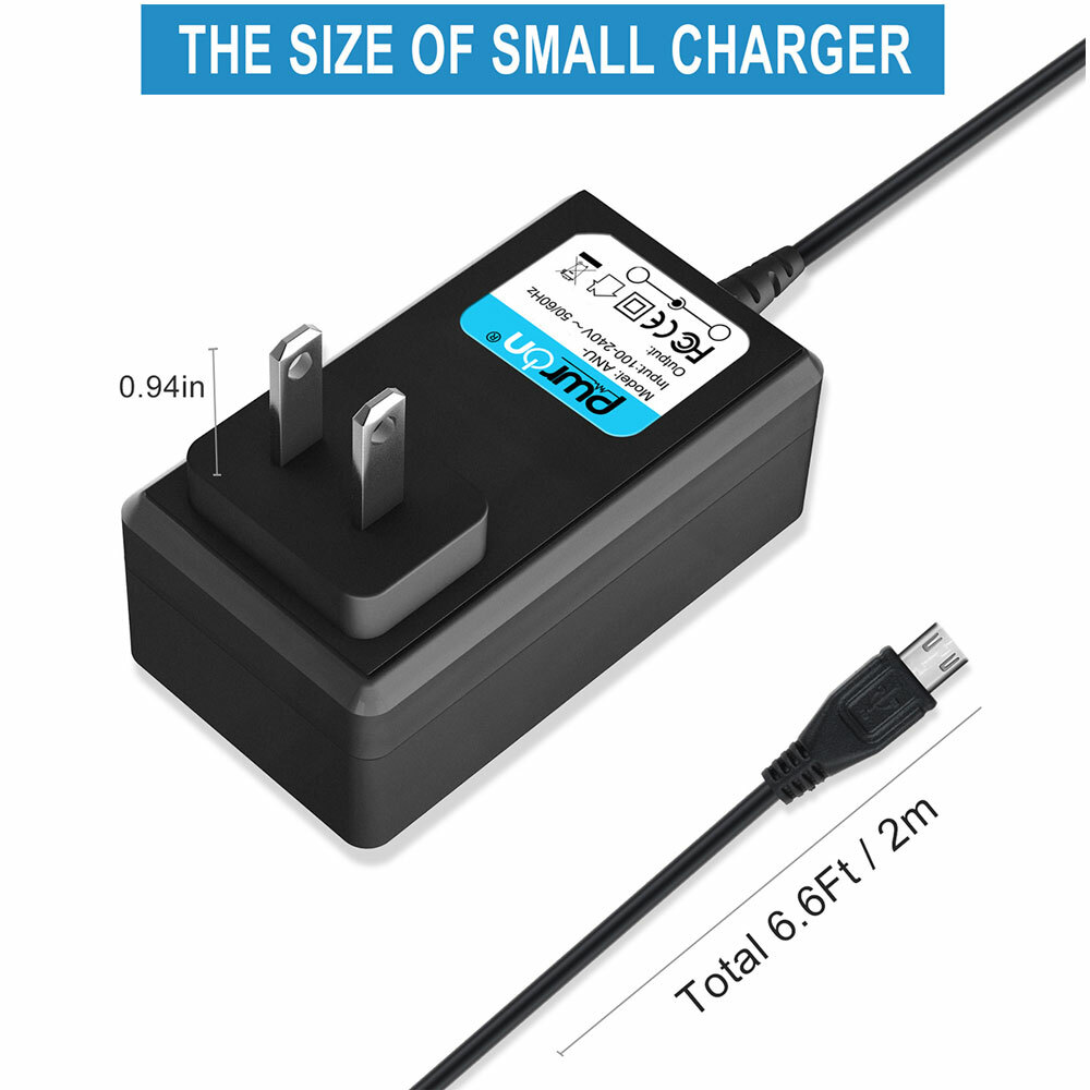 PwrON AC DC Adapter Charger for Creative Sound Blaster E1 E3 E Tablet Power Cord