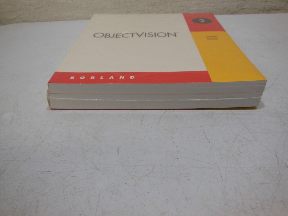 Borland Objectvision 2 Guide Manual Set - New Sealed