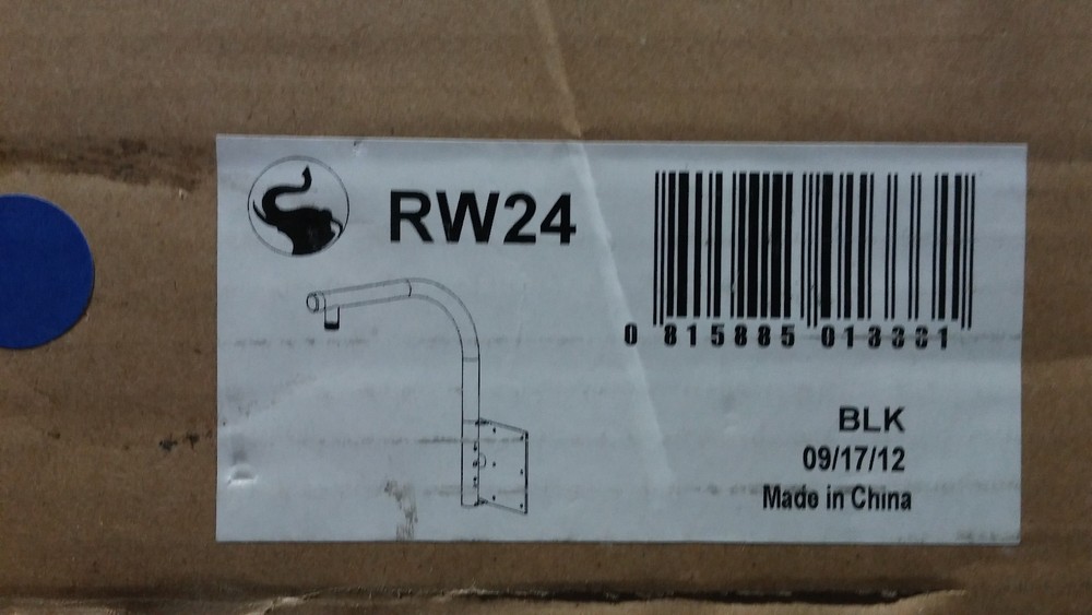 CRIMSON RW24 Heavy Duty Wall Parapet Mount with 1.5" NPT Threaded Interface