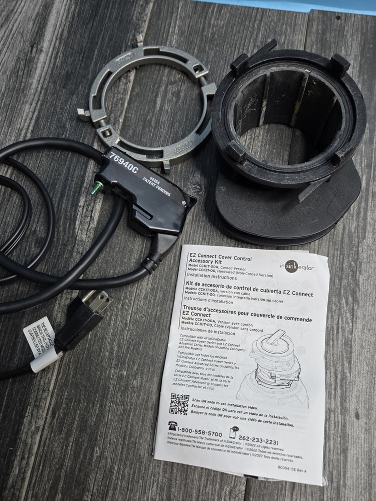 InSinkErator Adapter Kit For Magnetic Cover Start Activation