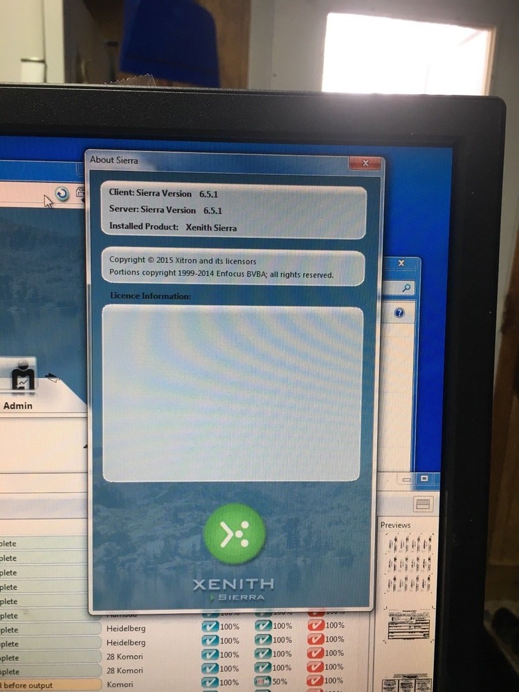 Xitron Sierra 6.5.1 Adobe WorkFlow Rip