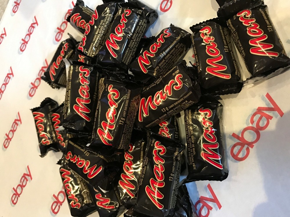 MARS MINI MILK CHOCOLATE BARS FROM CANADA - CERTIFIED PEANUT FREE - 20 BARS